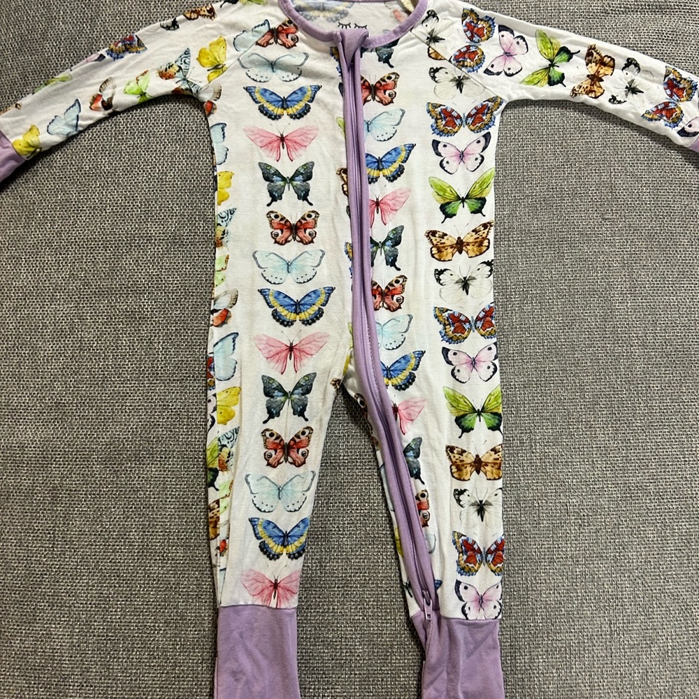 Little Sleepies OG Butterfly Print
